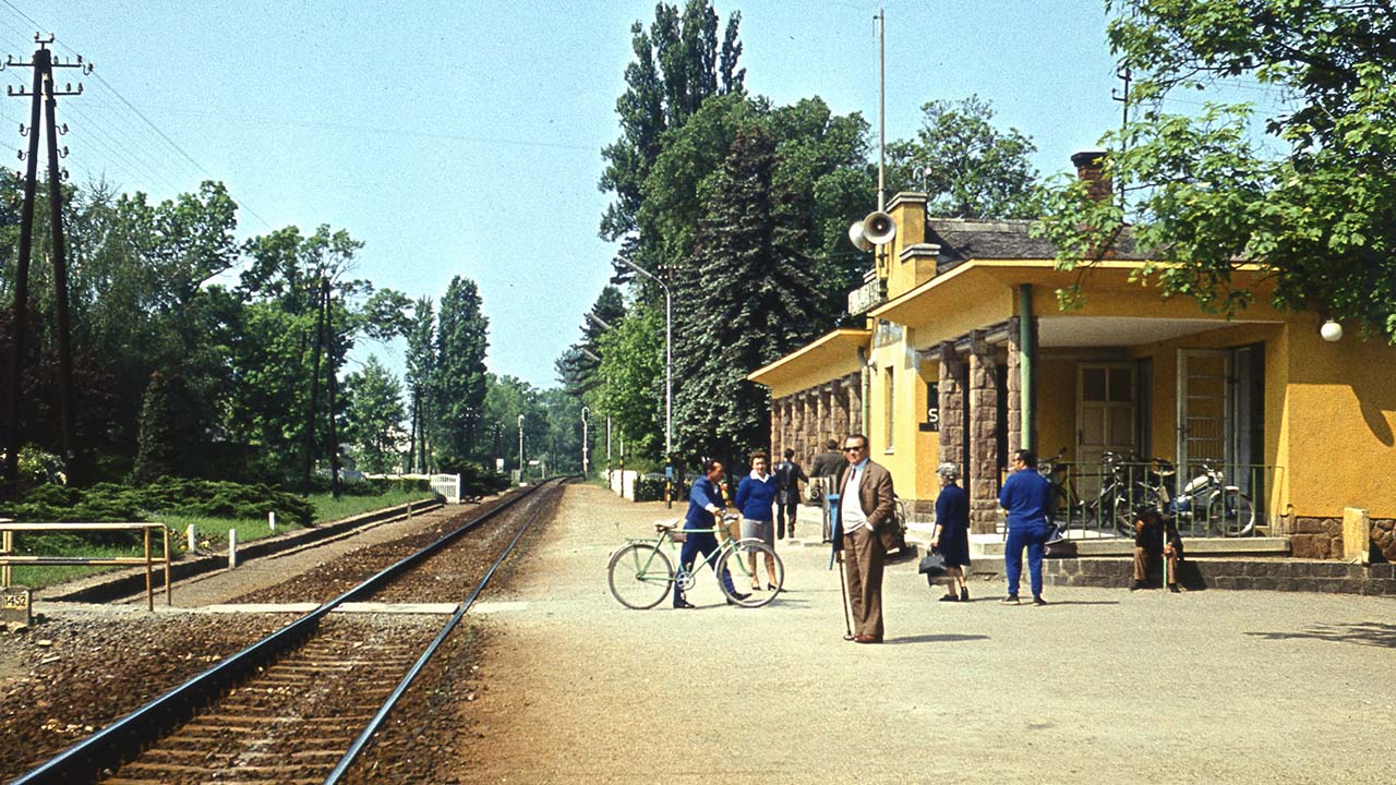 Balatonlelle Vasútállomás 1975